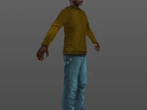 man 37 -with 250 animations 3D Model