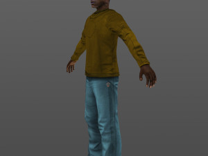 man 37 -with 250 animations Model 3D