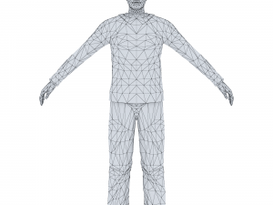 man 37 -with 250 animations Model 3D