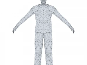 man 37 -with 250 animations 3D Model