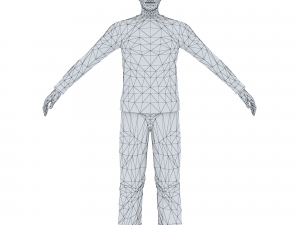 man 38 -with 250 animations Modelo 3D