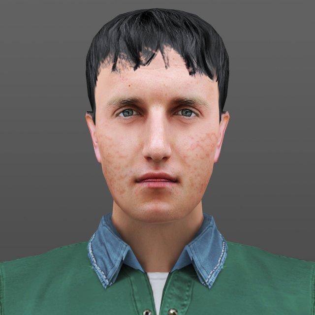 man 39 -with 250 animations 3D Model .c4d .max .obj .3ds .fbx .stl .blend 