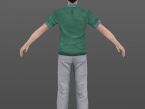 man 39 -with 250 animations 3D Model