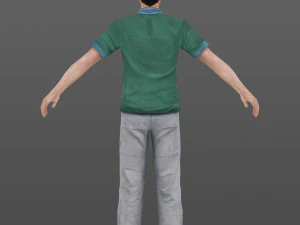man 39 -with 250 animations 3D Model