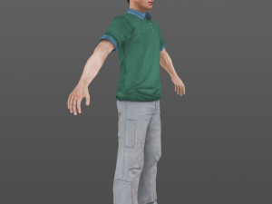 man 39 -with 250 animations 3D Model