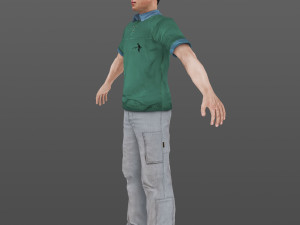 man 39 -with 250 animations 3D Model