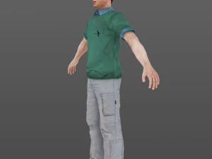 man 39 -with 250 animations 3D Model