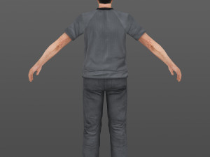 man 40 -with 250 animations Modelo 3D