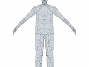 man 40 -with 250 animations Modelo 3D