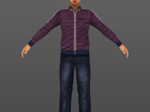 man 41 -with 250 animations 3D Model