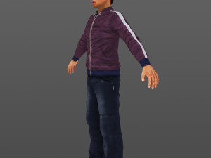 man 41 -with 250 animations Modelo 3D