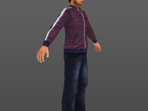 man 41 -with 250 animations Modelo 3D