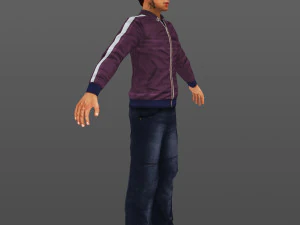 man 41 -with 250 animations 3D Model