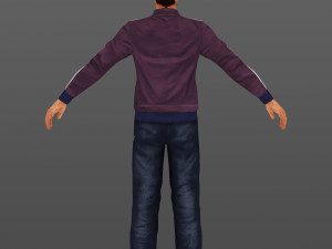 man 41 -with 250 animations Modelo 3D