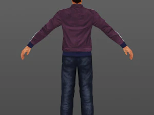 man 41 -with 250 animations 3D Model