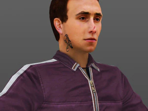 man 41 -with 250 animations 3D Model