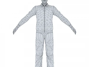 man 41 -with 250 animations 3D Model