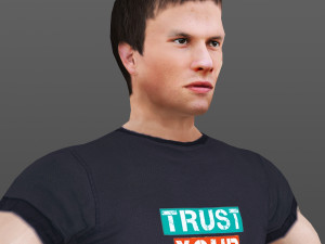 man 42 -with 250 animations 3D Model