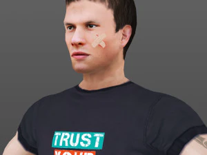 man 42 -with 250 animations 3D Model