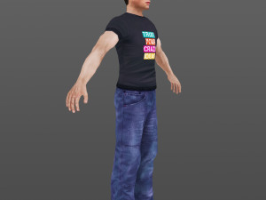 man 42 -with 250 animations 3D Model