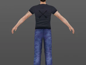 man 42 -with 250 animations 3D Model