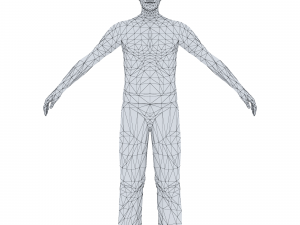 man 42 -with 250 animations 3D Model