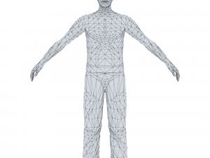 man 43 -with 250 animations 3D 模型