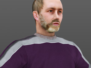 man 44 -with 250 animations 3D Model
