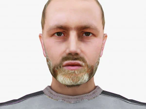 man 44 -with 250 animations 3D Model
