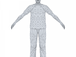man 44 -with 250 animations 3D Model