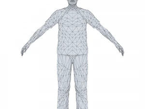 man 44 -with 250 animations 3D Model