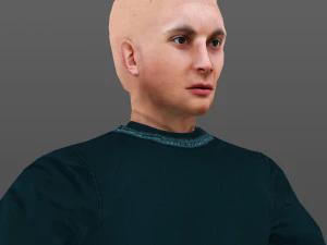 man 45 -with 250 animations 3D Model