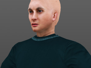 man 45 -with 250 animations 3D Model