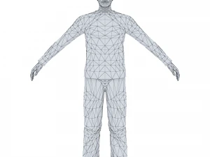 man 45 -with 250 animations 3D Model