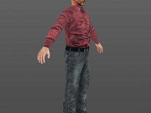 man 46 -with 250 animations 3D Модель