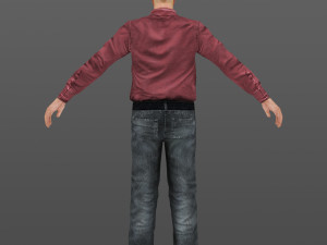 man 46 -with 250 animations 3D Модель
