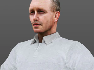 man 47 -with 250 animations 3D Model