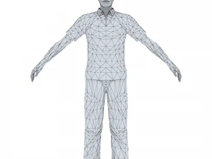 man 47 -with 250 animations 3D Model