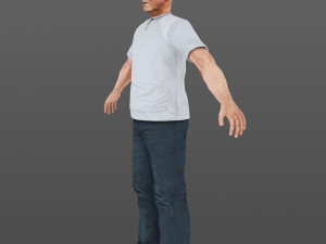 man 48 -with 250 animations Model 3D