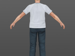 man 48 -with 250 animations Model 3D
