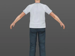man 48 -with 250 animations 3D Model
