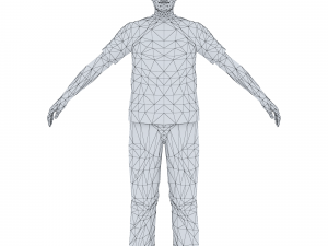 man 48 -with 250 animations Model 3D