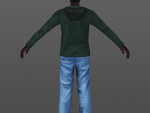 man 49 -with 250 animations 3D 模型
