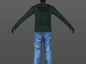 man 49 -with 250 animations 3D Model