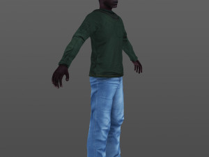 man 49 -with 250 animations 3D 模型