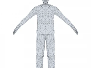 man 49 -with 250 animations 3D Model