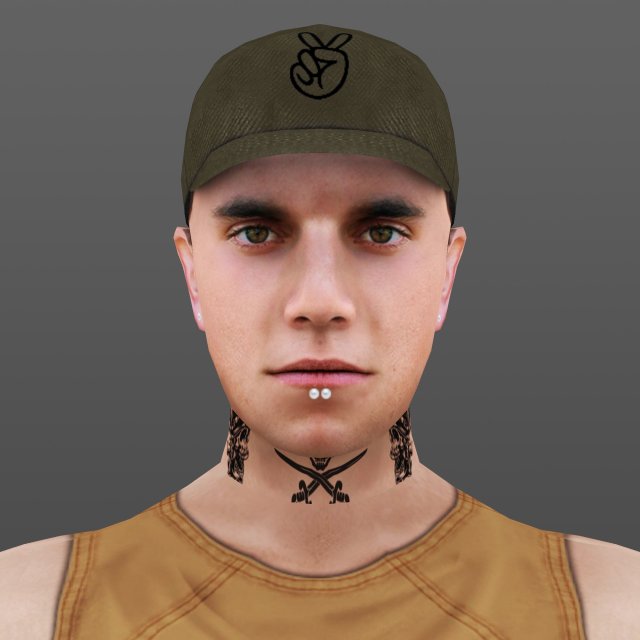 man 50 -with 250 animations 3D Model .c4d .max .obj .3ds .fbx .stl .blend 