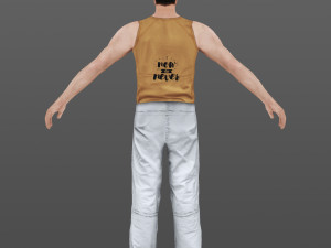 man 50 -with 250 animations 3D Model