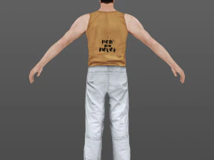 man 50 -with 250 animations 3D Model