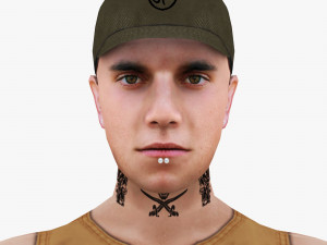 man 50 -with 250 animations 3D Model